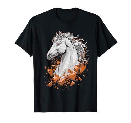 Pferd T -Shirt Männer Frauen Orange Animal School Sport Fan T-Shirt Pferd T -Shirt Männer Frauen Orange Animal School Sport Fan T-Shirt von Pferd T -Shirt Männer Frauen Tierschule Sport