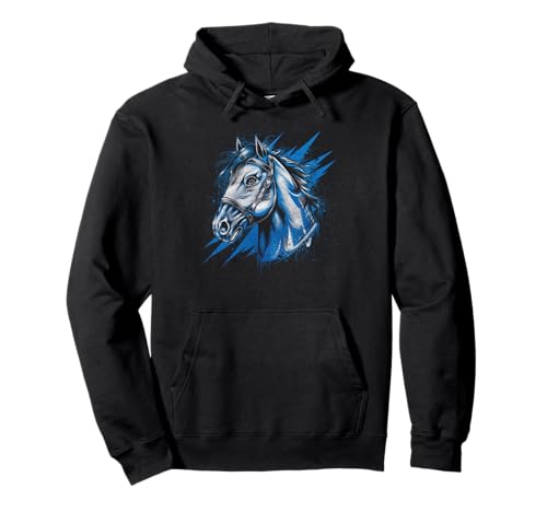 Pferd Tshirt Männer Frauen Blau Animal School Sport Fan Pullover Hoodie Pferd Tshirt Männer Frauen Blau Animal School Sport Fan Pullover Hoodie von Pferd TShirt Männer Frauen Tiere Sport