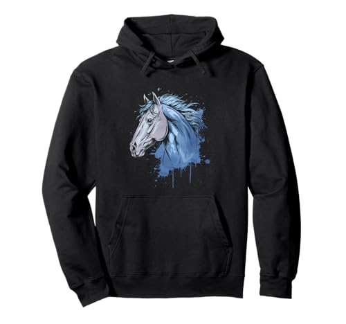 Pferd Tshirt Männer Frauen Blau Animal School Sport Fan Pullover Hoodie Pferd Tshirt Männer Frauen Blau Animal School Sport Fan Pullover Hoodie von Pferd TShirt Männer Frauen Tiere Sport