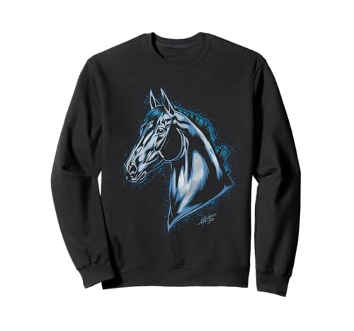 Pferd Tshirt Männer Frauen Blau Animal School Sport Fan Sweatshirt Pferd Tshirt Männer Frauen Blau Animal School Sport Fan Sweatshirt von Pferd TShirt Männer Frauen Tiere Sport