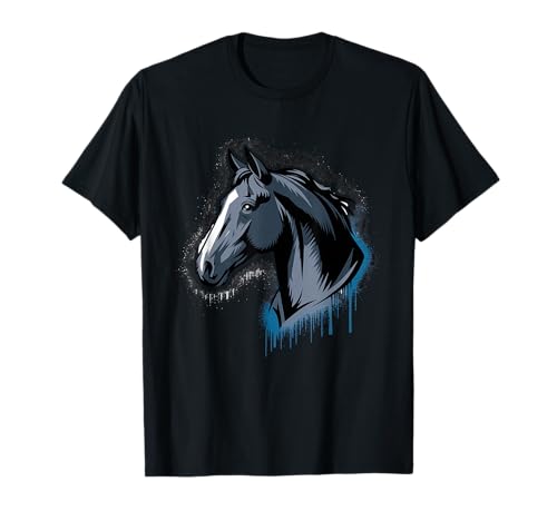 Pferd Tshirt Männer Frauen Blau Animal School Sport Fan T-Shirt Pferd Tshirt Männer Frauen Blau Animal School Sport Fan T-Shirt von Pferd TShirt Männer Frauen Tiere Sport