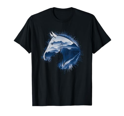 Pferd Tshirt Männer Frauen Blau Animal School Sport Fan T-Shirt Pferd Tshirt Männer Frauen Blau Animal School Sport Fan T-Shirt von Pferd TShirt Männer Frauen Tiere Sport
