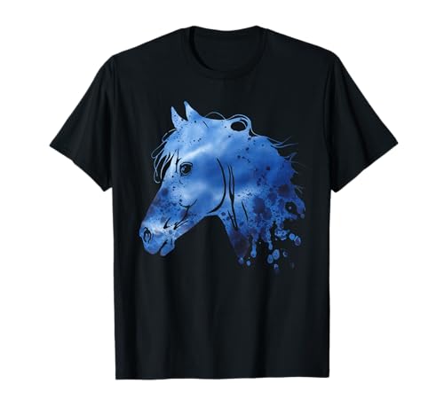 Pferd Tshirt Männer Frauen Blau Animal School Sport Fan T-Shirt Pferd Tshirt Männer Frauen Blau Animal School Sport Fan T-Shirt von Pferd TShirt Männer Frauen Tiere Sport