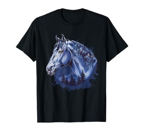 Pferd Tshirt Männer Frauen Blau Animal School Sport Fan T-Shirt Pferd Tshirt Männer Frauen Blau Animal School Sport Fan T-Shirt von Pferd TShirt Männer Frauen Tiere Sport