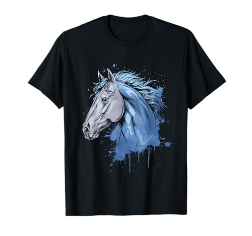Pferd Tshirt Männer Frauen Blau Animal School Sport Fan T-Shirt Pferd Tshirt Männer Frauen Blau Animal School Sport Fan T-Shirt von Pferd TShirt Männer Frauen Tiere Sport