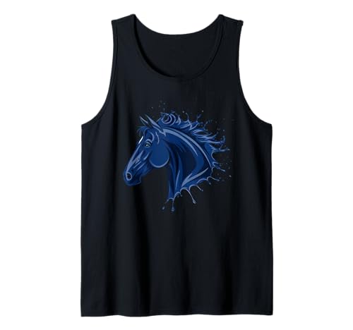 Pferd Tshirt Männer Frauen Blau Animal School Sport Fan Tank Top Pferd Tshirt Männer Frauen Blau Animal School Sport Fan Tank Top von Pferd TShirt Männer Frauen Tiere Sport