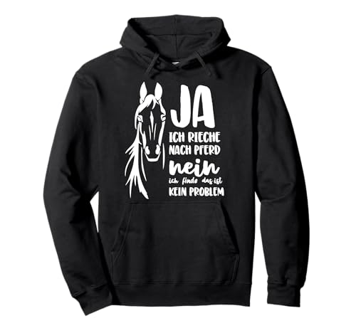 ich rieche nach Pferd Friese Jungs Pony Spruch Pferdle Pullover Hoodie von Pferd reiten Hannoveraner Horse Mädchen Reiter