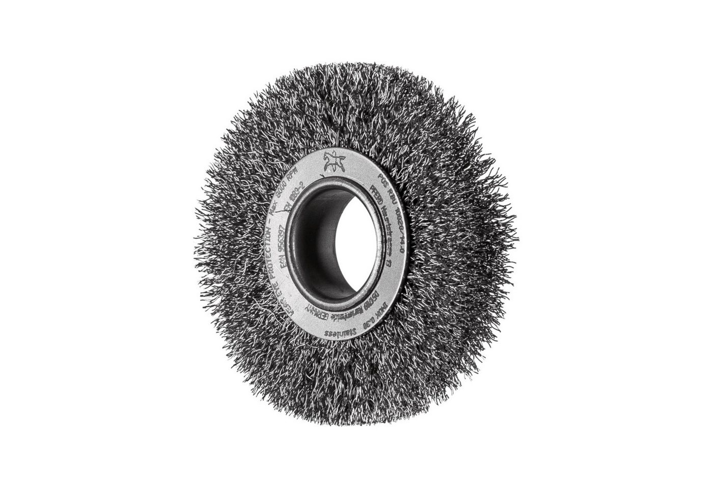 Pferd Rundbürste PFERD TOOLS Rundbürste breit ungezopft RBU Ø100x20xvariable Bohrung von Pferd