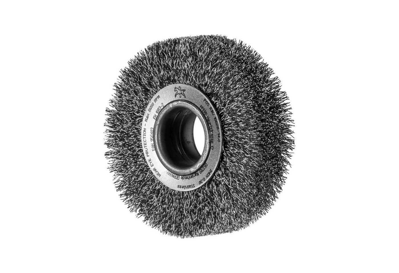Pferd Rundbürste PFERD TOOLS Rundbürste breit ungezopft RBU Ø100x28xvariable Bohrung von Pferd