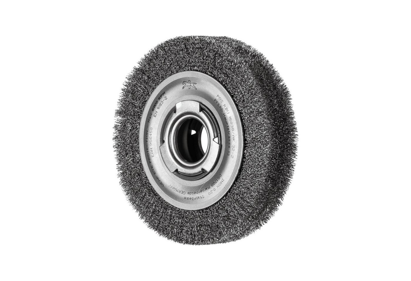 Pferd Rundbürste PFERD TOOLS Rundbürste breit ungezopft RBU Ø150x38xvariable Bohrung von Pferd