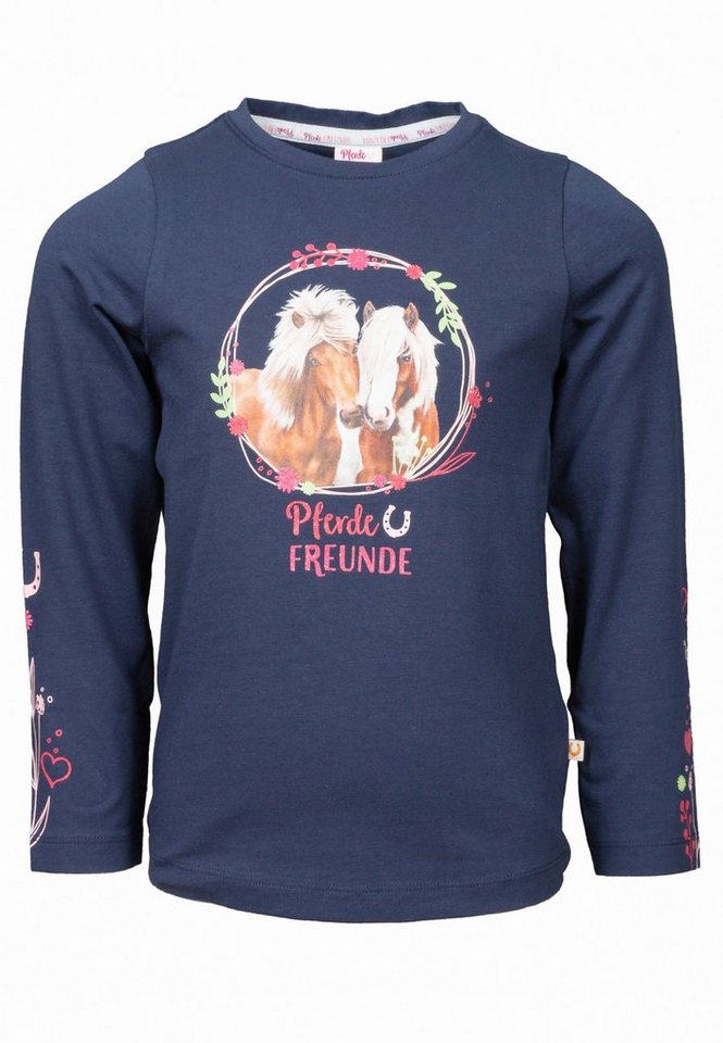 Pferde FREUNDE Langarmshirt Pferde FREUNDE mit süßem Pferdemotiv Pferde FREUNDE Langarmshirt Pferde FREUNDE mit süßem Pferdemotiv von Pferde FREUNDE