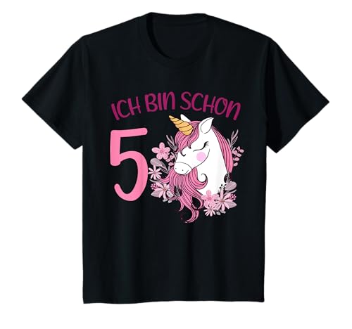 5. Geburtstag Mädchen Pferd 5 Jahre Einhorn Geburtstags T-Shirt 5. Geburtstag Mädchen Pferd 5 Jahre Einhorn Geburtstags T-Shirt von Pferde Geburtstag Kindergeburtstag Geschenke Pferd