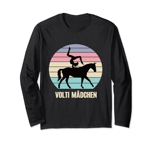 Voltigier Kleidung Volti Mädchen Voltigieren Pferde Reiterin Langarmshirt von Pferde Mädchen Geschenk Voltigieren Geschenkideen