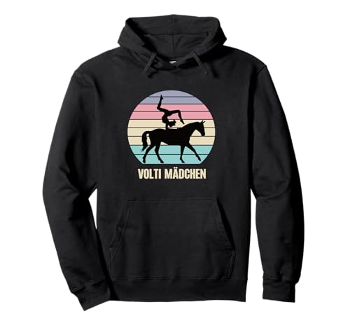 Voltigier Kleidung Volti Mädchen Voltigieren Pferde Reiterin Pullover Hoodie von Pferde Mädchen Geschenk Voltigieren Geschenkideen