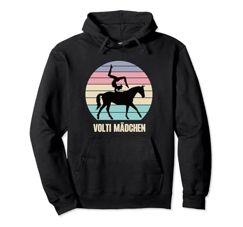 Voltigier Kleidung Volti Mädchen Voltigieren Pferde Reiterin Pullover Hoodie von Pferde Mädchen Geschenk Voltigieren Geschenkideen