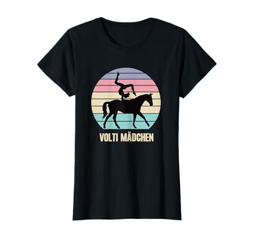 Voltigier Kleidung Volti Mädchen Voltigieren Pferde Reiterin T-Shirt von Pferde Mädchen Geschenk Voltigieren Geschenkideen