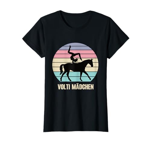 Voltigier Kleidung Volti Mädchen Voltigieren Pferde Reiterin T-Shirt von Pferde Mädchen Geschenk Voltigieren Geschenkideen