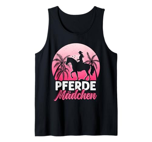 Pferde Mädchen Motiv Tank Top von Pferde Mädchen Motiv Motiv