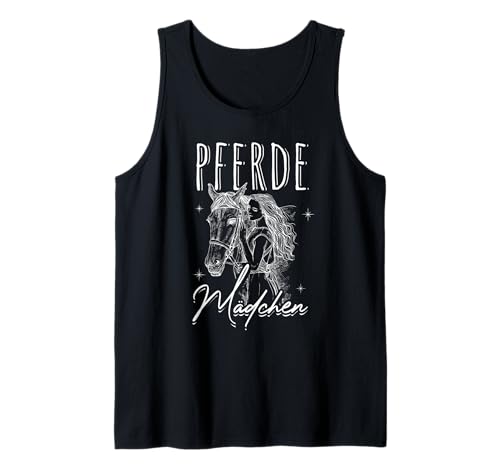 Pferde Mädchen Motiv Tank Top von Pferde Mädchen Motiv Motiv