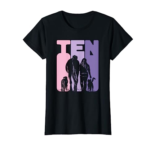 10. Geburtstag Reiterin 10 Jahre Mädchen Hunde und Pferde T-Shirt von Pferde Mädchen und Hunde Freunde Kinder Geburtstag