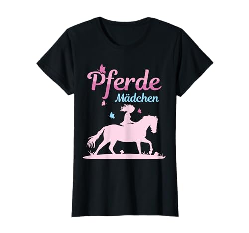 Pferde Mädchen | Pferde Motiv T-Shirt Pferde Mädchen | Pferde Motiv T-Shirt von Pferde Zubehör - Pferde reiten Geschenk