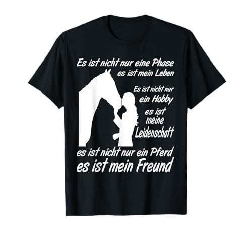 Pferdefan Mädchen für das Pferd zum Reiten für den Reitsport T-Shirt von Pferde zubehör Mädchen für das Pferd Geschenk