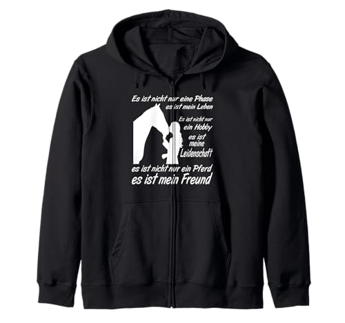 Pferdefan Mädchen für das Pferd zum Reiten für den Reitsport Kapuzenjacke von Pferde zubehör Mädchen für das Pferd