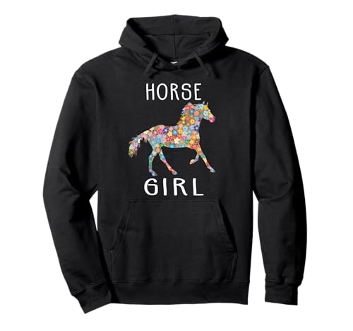 Pferd Mädchen Pferd Reiten Geschenk Teenager Mädchen Frauen Pullover Hoodie von Pferdegeschenke Teenagershop