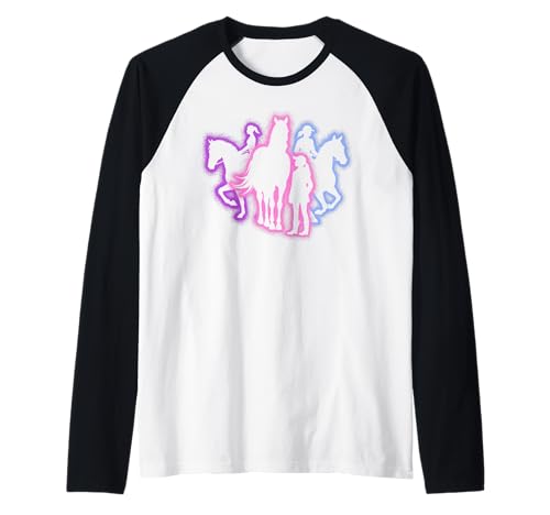 Pferd reiten Reiterin Reitsport Silhouetten Mädchen Pferde Raglan Pferd reiten Reiterin Reitsport Silhouetten Mädchen Pferde Raglan von Pferdeliebhaber und Reiterin Pferdesport Designs