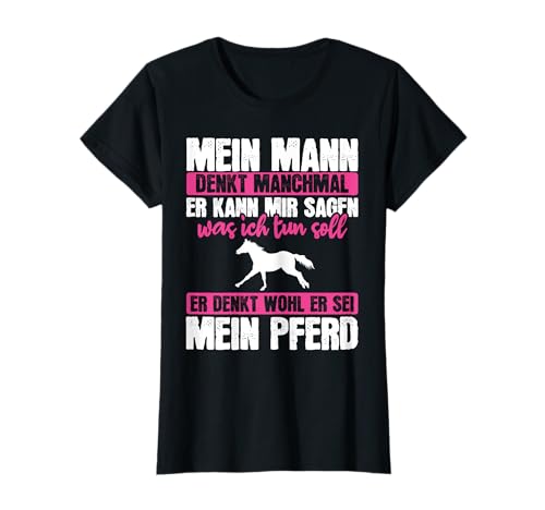 Pferde Mädchen Reiten Muttertag Reitsport Mama Reiten T-Shirt von Pferdemama Kleidung & Reiten für Mama & Tochter
