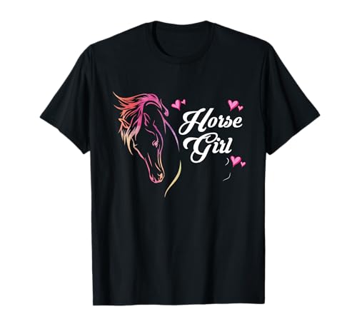 Pferde Mädchen Kind HORSE GIRL Pferdeliebhaber Pferdefreund T-Shirt Pferde Mädchen Kind HORSE GIRL Pferdeliebhaber Pferdefreund T-Shirt von Pferdezüchter Reiter Reitsport Galopp Dressur