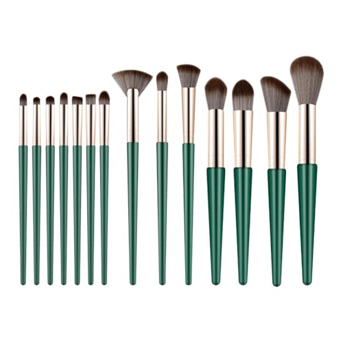 14-teiliges Make-up-Pinsel-Set, multifunktionales Kosmetikpinsel-Set, komplettes Gesicht, Make-up-Pinsel für Concealer, Lidschatten, Puder 14-teiliges Make-up-Pinsel-Set, multifunktionales Kosmetikpinsel-Set, komplettes Gesicht, Make-up-Pinsel für Concealer, Lidschatten, Puder von Pffiocix