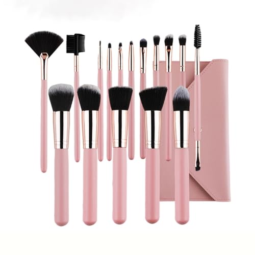 16 Make-up-Pinsel-Set, flüssiges Make-up, Mischpinsel, Gesichtspuder, Rouge, Concealer, Lidschatten, konturierte Make-up-Pinsel-Set 16 Make-up-Pinsel-Set, flüssiges Make-up, Mischpinsel, Gesichtspuder, Rouge, Concealer, Lidschatten, konturierte Make-up-Pinsel-Set von Pffiocix