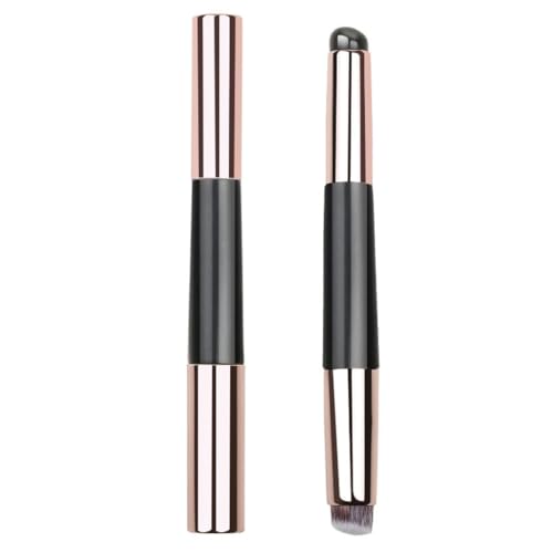 2-in-1 Silikon-Lippenpinsel, Puderpinsel, Lippenstift-Applikator, Concealer-Pinsel, doppelseitiger Make-up-Pinsel für Damen 2-in-1 Silikon-Lippenpinsel, Puderpinsel, Lippenstift-Applikator, Concealer-Pinsel, doppelseitiger Make-up-Pinsel für Damen von Pffiocix