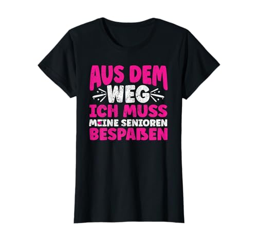 Pflegekraft Betreuerin Frauen Pflegerin Betreuungskraft Herz T-Shirt von Pflege Und Betreuung Geschenke Ausbildung Beruf