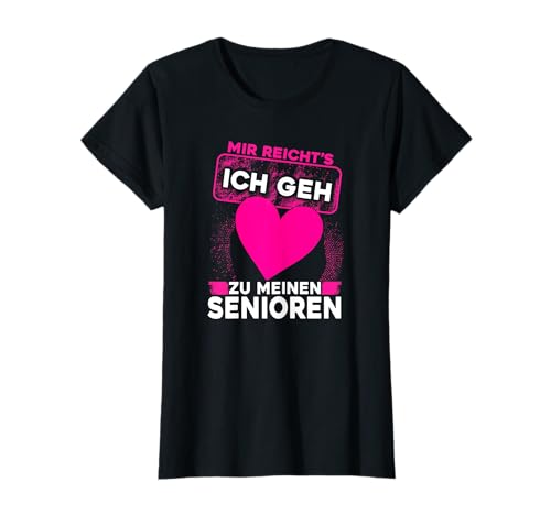 Pflegekraft Betreuerin Frauen Pflegerin Betreuungskraft Herz T-Shirt von Pflege Und Betreuung Geschenke Ausbildung Beruf