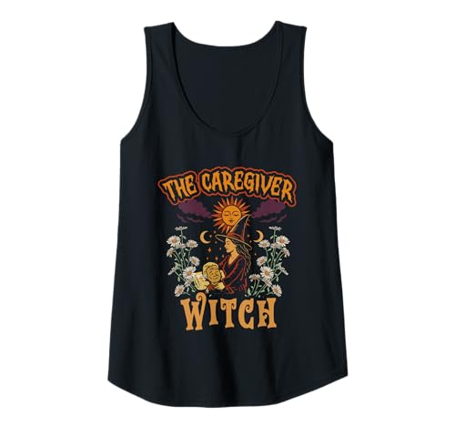 Damen Pflegerin Pflegefachkraft The Caregiver Witch Halloween Tank Top Damen Pflegerin Pflegefachkraft The Caregiver Witch Halloween Tank Top von Pflegekräfte Altenpflegerin Altenpflege
