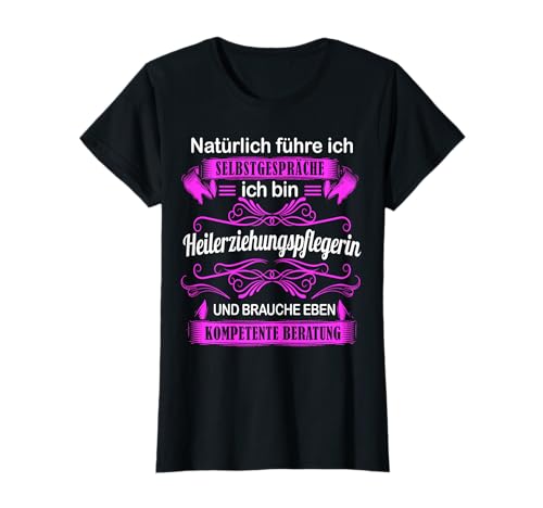 Pfleger & Pflegerin Geschenke Damen T-Shirt Schwarz S Klassisches V-Ausschnitt T-Shirt mit Kurzarm von Pfleger & Pflegerin Geschenke