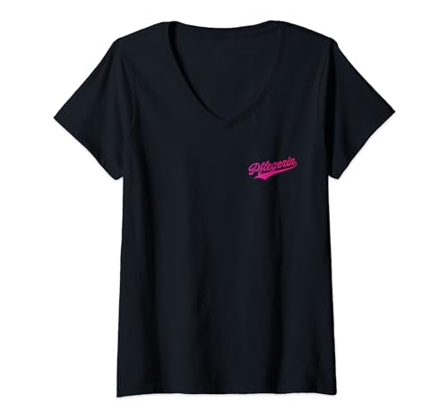 Damen Pflegerin T-Shirt mit V-Ausschnitt von Pflegerin