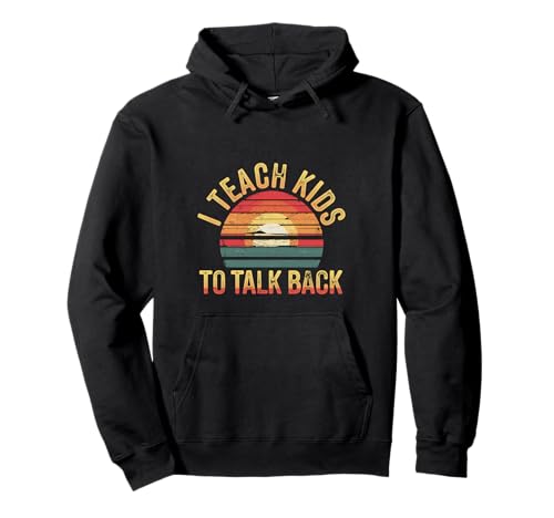 I Teach Kids to Talk Back Logopädie-Trainer |- Pullover Hoodie von Pflichten eines Logopäden