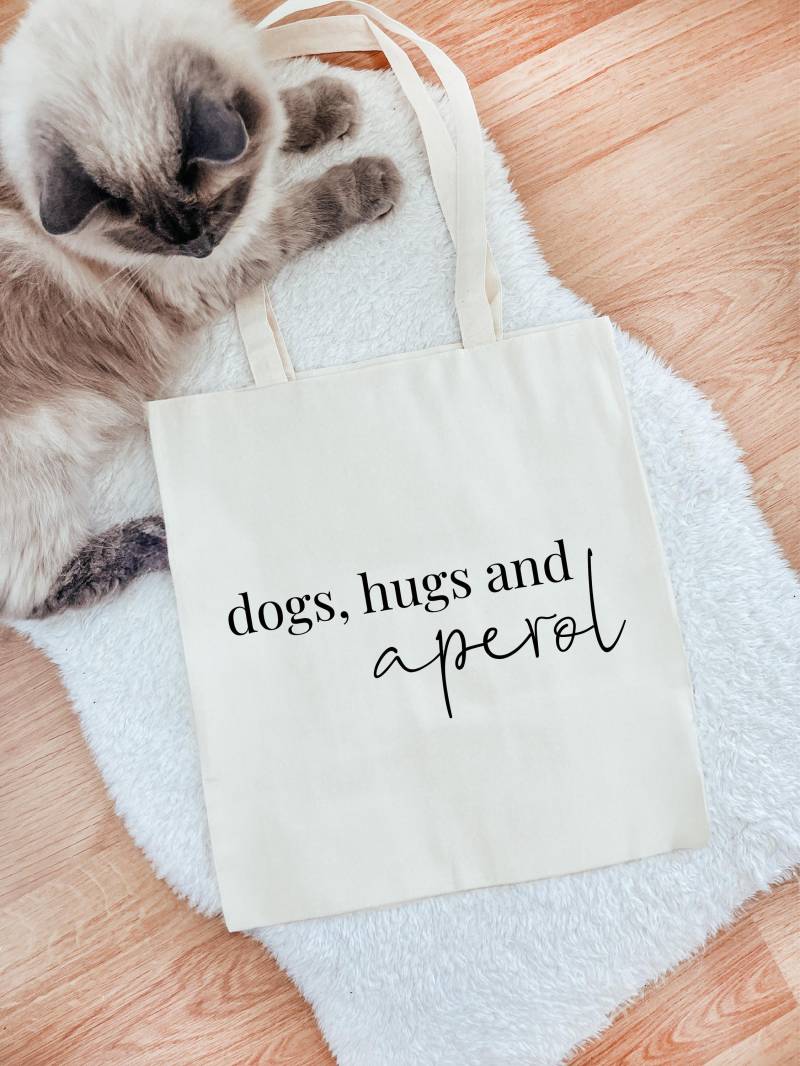 Jutebeutel | Baumwolltasche Mit Langen Henkeln Stoffbeutel Zum Einkaufen Oder Als Geschenk Für Hundeliebhaber von PfotenundToertchen