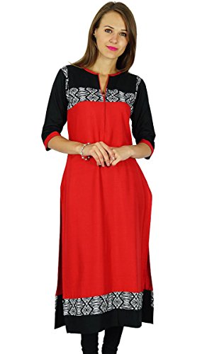 Phagun Ethnische Kurti indischen Bollywood Designer Kurta Women Casual Tunika Kleid von Phagun