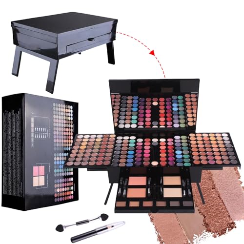 PhantomSky 180 Farben Lidschatten Palette Makeup Kit mit Augenbraue Puder, Pulver und Rouge - Perfekt für Profi-und tägliche PhantomSky 180 Farben Lidschatten Palette Makeup Kit mit Augenbraue Puder, Pulver und Rouge - Perfekt für Profi-und tägliche von PhantomSky