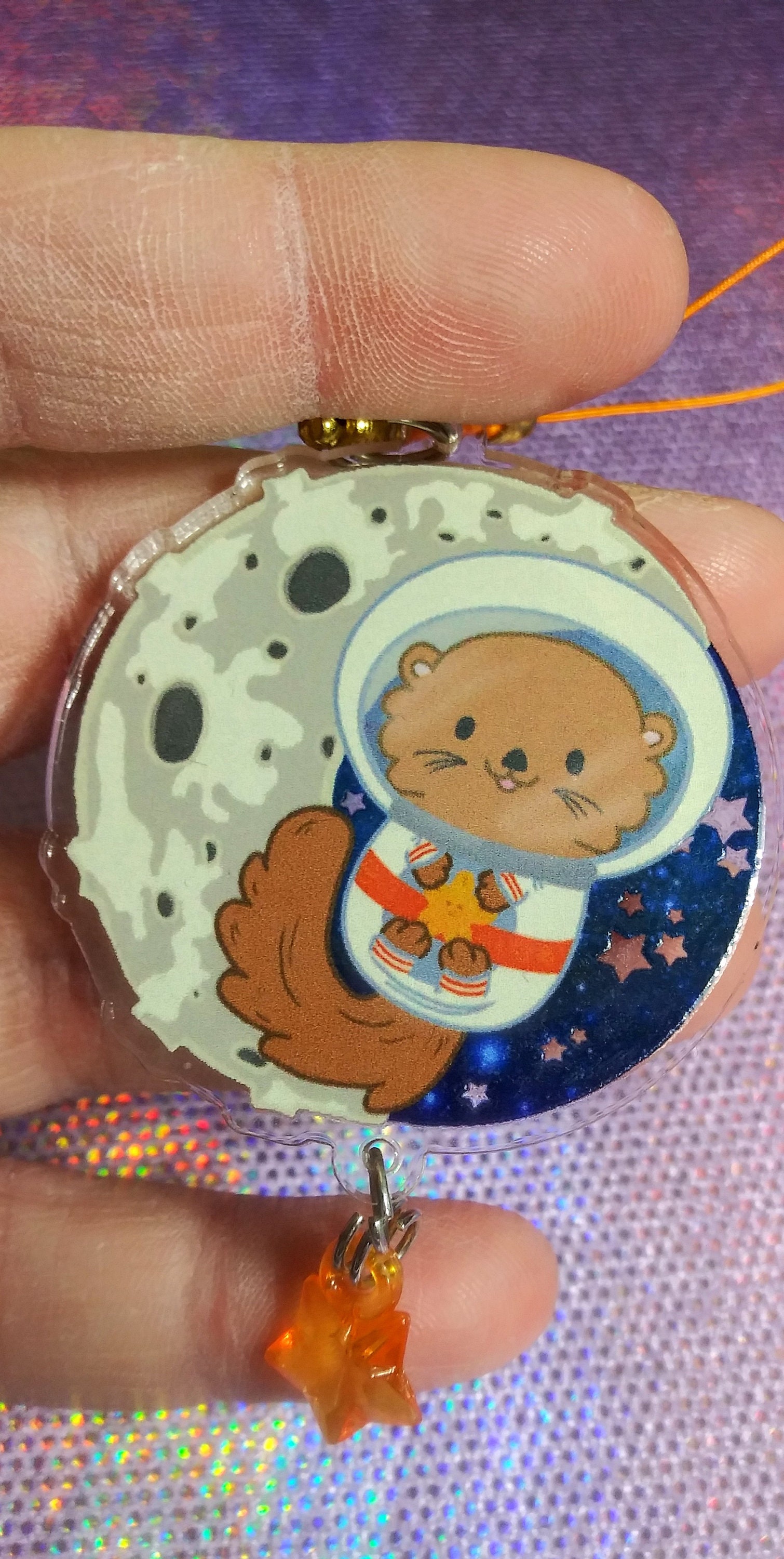 Otter Space Charm Otter Space Charm von PhantomStarStudio