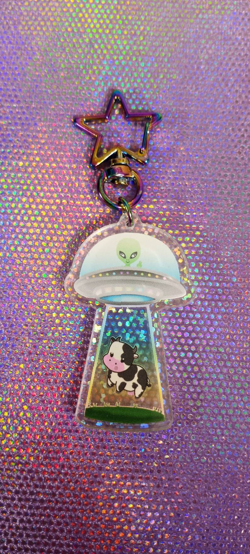 Ufo Alien Hologrphiac Charm Ufo Alien Hologrphiac Charm von PhantomStarStudio