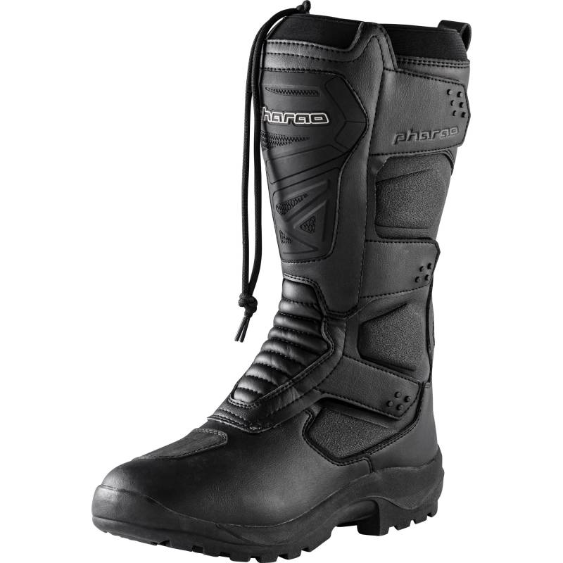Pharao Innvik WP Motorradstiefel lang schwarz 41 Herren von Pharao