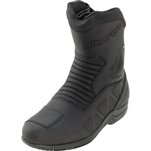 Pharao Kenai WP Motorradstiefel Kurz – Wasserdicht – Mikrofaser von Pharao