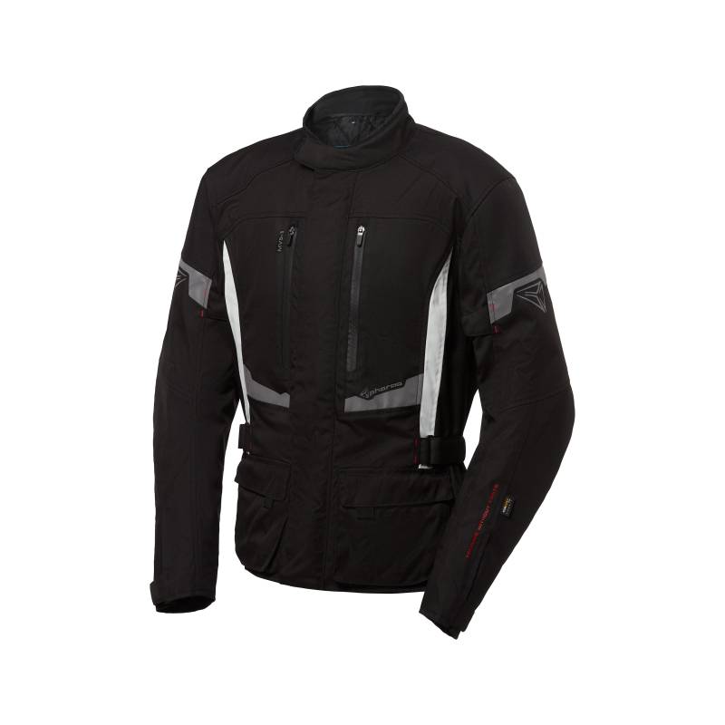 Pharao Pharao Faro WP Textiljacke schwarz/weiß XXL HerrenweißXXL - Motorradbekleidung - Herren Motorradbekleidung von Pharao