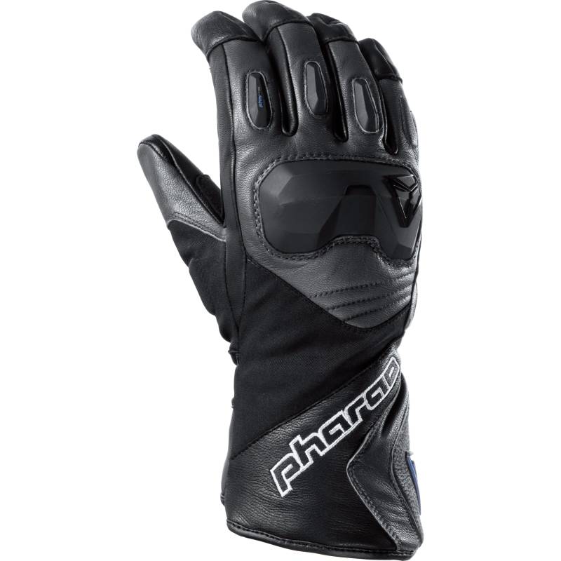 Pharao Pharao Hudson WP Damen Leder/Textilhandschuh lang schwarz 7 Damenschwarz7 - Motorradbekleidung - Motorradhandschuhe von Pharao