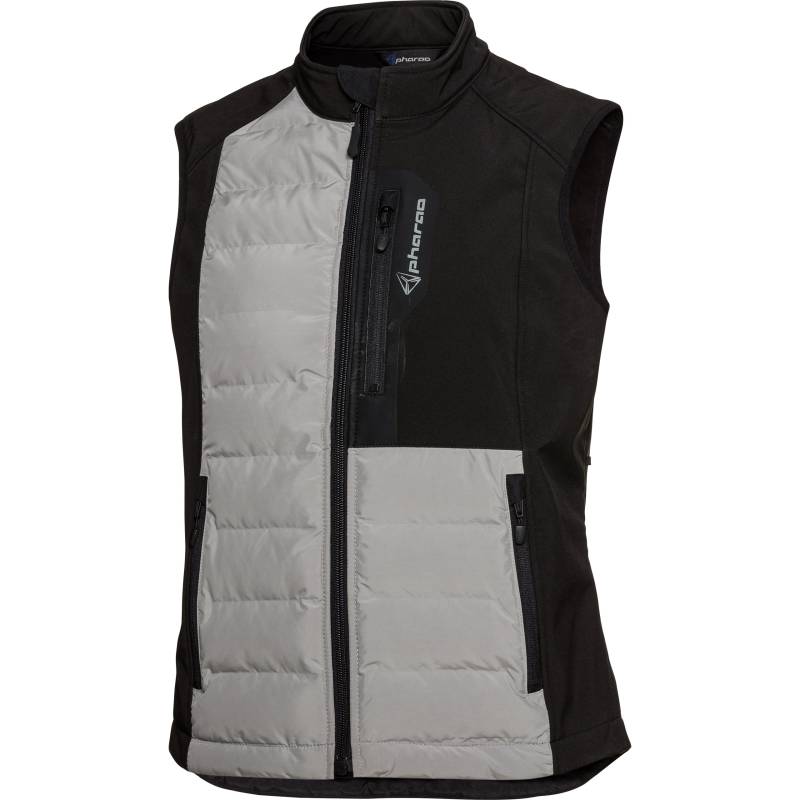 Pharao Pharao Tajo Damen Softshellweste schwarz/grau S DamengrauS - Motorradbekleidung - Damen Motorradbekleidung von Pharao